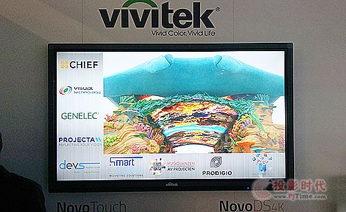 ̨ISE 2017չʾȫ4KⱳͶʾǽVivitek̽²Ʒ