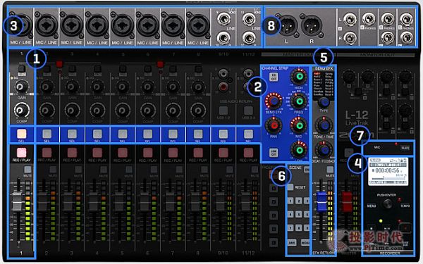 12ͨ ZOOM LiveTrak L-12ֵ̨